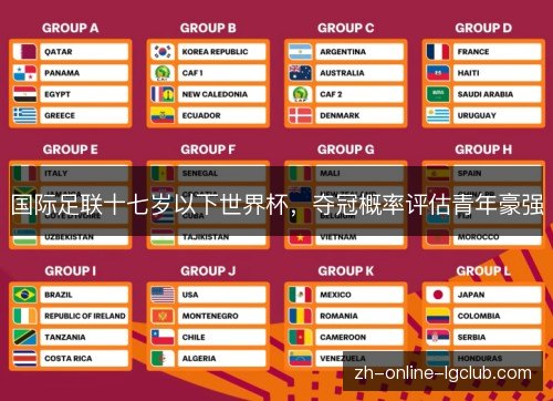 国际足联十七岁以下世界杯，夺冠概率评估青年豪强